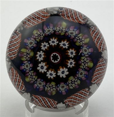 Paul Ysart Concentric Millefiori Paperweight