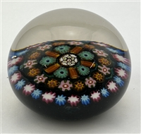 Paul Ysart Patterned Millefiori Paperweight