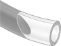 10' Feet of "Soft" Ultra-Clear Tygon PVC Tubing 7/16" ID, 5/8" OD, 3/32" Wall Thickness