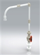 PVC Lab Faucet with Ball Valve, Swivel Union, and Aerator