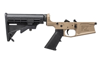 AERO PRECISION M5 (.308) COMPLETE LOWER RECEIVER W/ A2 GRIP & M4 STOCK - ANODIZED BLACK