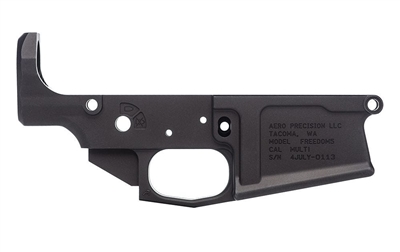 AERO PRECISION M5 (.308) STRIPPED LOWER RECEIVER FREEDOM - ANODIZED BLACK