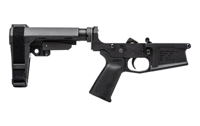 AERO PRECISION M5 (.308) PISTOL COMPLETE LOWER RECEIVER W/ SB TACTICAL SBA3 BRACE - ANODIZED BLACK