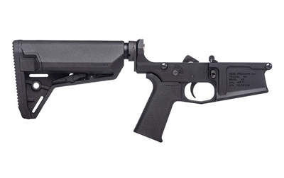 AERO PRECISION M5 (.308) COMPLETE LOWER RECEIVER W/ MOE SL GRIP & SLS CARBINE STOCK - ANODIZED BLACK