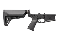 AERO PRECISION M5 (.308) COMPLETE LOWER RECEIVER W/ MOE GRIP & SLS CARBINE STOCK - ANODIZED BLACK