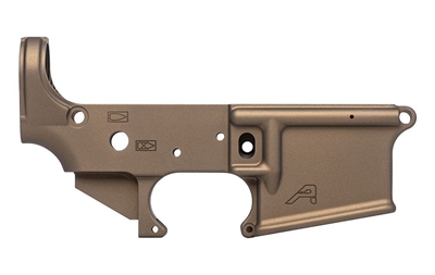 AERO PRECISION AR15 STRIPPED LOWER RECEIVER - BURNT BRONZE CERAKOTE