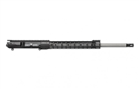 AERO PRECISION M5 ATLAS S-ONE 22" 6.5 CREEDMOOR STAINLESS STEEL FLUTED BARREL COMPLETE UPPER RECEIVER - 15" MLOK BLACK