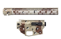 AERO PRECISION M4E1 BUILDER SET W/15" ATLAS R-ONE M-LOK HANDGUARD - CHOCOLATE CHIP CAMO BUILDER SET