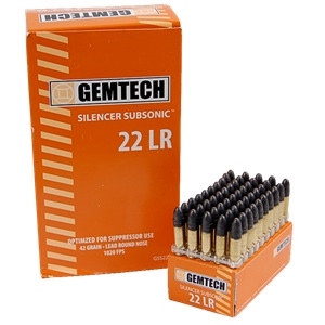 GEMTECH SILENCER SUBSONIC .22LR - 500RD BRICK