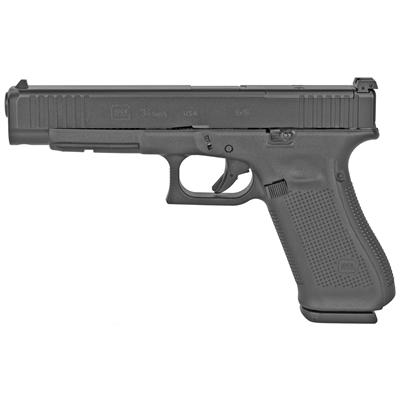 GLOCK 34 GEN 5 COMPETITION WITH MODULAR OPTICS SYSTEM 9MM AMBIDEXTROUS SLIDE