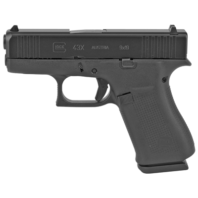 GLOCK 43X SUBCOMPACT 9X19MM BLACK