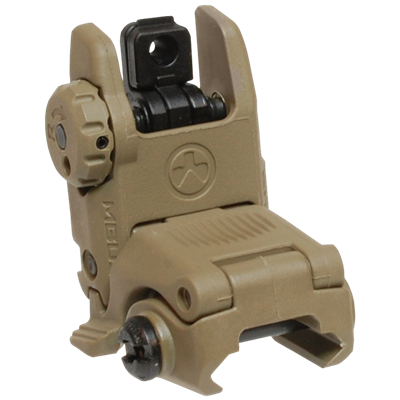 MAGPUL MBUS REAR FOLDING BACKUP SIGHT - FLAT DARK EARTH