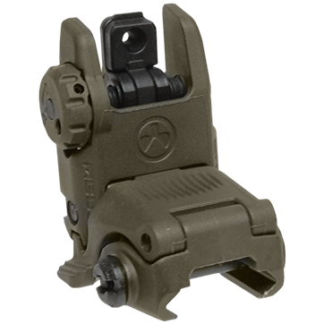 MAGPUL MBUS REAR FOLDING BACKUP SIGHT - OLIVE DRAB GREEN