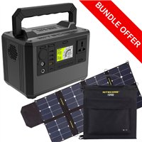 NITECORE NPS600 POWER STATION & FSP100 SOLAR PANEL COMBO