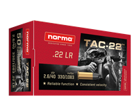 NORMA TAC-22 40 GRAIN - 50 ROUNDS PER BOX