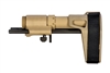 SB TACTICAL SBA3 AR15 PISTOL BRACE - FDE