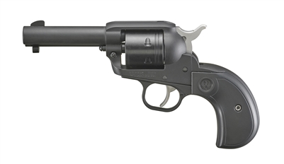 RUGER WRANGLER SINGLE ACTION REVOLVER WITH BIRDSHEAD SYNTHETIC GRIPS - 3.75" BARREL - BLACK CERAKOTE