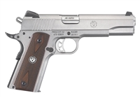 RUGER SR1911 SEMI-AUTOMATIC PISTOL 45 ACP 5" BARREL LOW-GLARE STAINLESS SLIDE & FRAME WITH DRIFT ADJUSTABLE NOVAK 3-DOT SIGHTS 8 ROUNDS