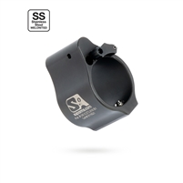 Superlative Arms Adjustable Gas Bleed Off Gas System for AR15/AR10 Platform - .875" Solid SS Set Screw Melonite