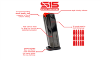 SHIELD ARMS S15 PISTOL MAGAZINE 15 ROUND CAPACITY FOR GLOCK 43X & GLOCK 48