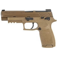 SIG SAUER P320 M17 STRIKER FIRED 9MM 4.7" BARREL 1-17RD & 2-21RD MAGAZINES - SIG NIGHT SIGHTS