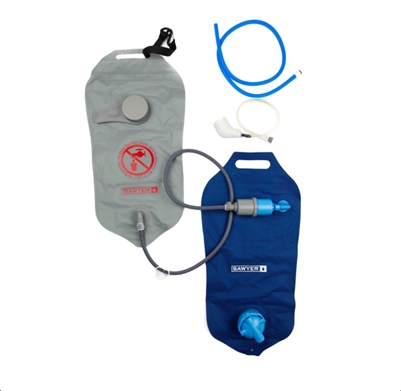 SAWYER COMPLETE 4 LITER GRAVITY WATER PURIFICATION AND HYDRATION SYSTEM
