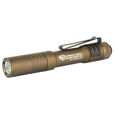 STREAMLIGHT MICROSTREAM USB WITH 5" USB CORD AND LANYARD - COYOTE