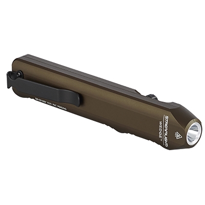 STREAMLIGHT WEDGE 1000 LUMEN USB-C RECHARGEABLE EVERYDAY CARRY LIGHT - COYOTE WITH USB-C CORD