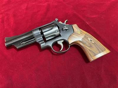 USED SMITH & WESSON HIGHWAY PATROLMAN MODEL 28-2 WITH "N" SERIAL NUMBER PREFIX 4" BARREL 357 MAGNUM