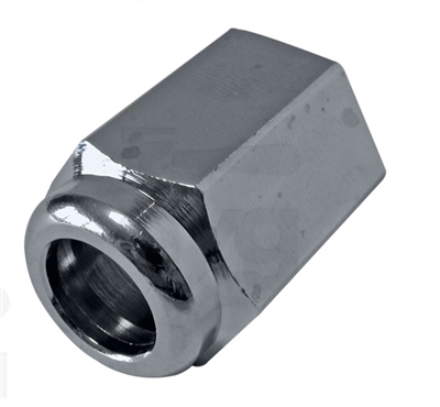 Steam Wand Connection Nut TAP JOINT NUT 3/8'' Nickel Plated