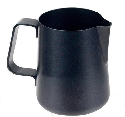 Easy Milk Pitcher 27 oz. Stainless Steel Black Non-Stick Coated