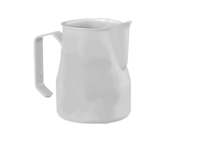 Europa Milk Pitcher Stainless Steel White 16 oz.