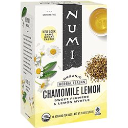 Numi Chamomile Lemon Sweet Meadows Organic Herbal Tea 100ct/1box