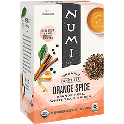 Numi White Orange Moonlight Spice Organic Herbal Tea 100ct/1box