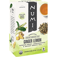 Numi Decaf Lemon Ginger Organic Herbal Tea 100ct/1box