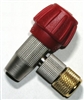 CO2 regulator control valve for presta or shrader bicycle valves