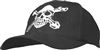 Pirate Cotton Baseball Cap, BLACK, embroidered skull