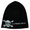 Black ski skate snow hat knit beanie Pirate Skull Cap