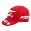 Pirate Team Cycling Race Cap, Cotton, Black, Red, White, Pink, or Orange