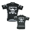 Pirate Cycling Jersey BLACK Short Sleeve, XS-4XL