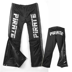 Pirate Warm Up Pants, Black Waterproof, XS,L, XL only