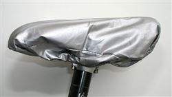 Universal Bike Saddle Cover Seat protector Silver/Black Reversible New