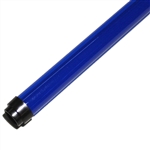 T8 Royal Blue Fluorescent Tube Colored Safety Sleeve and Guard.  A cheap way to color your life!