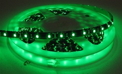 Green Waterproof LED Flexible Ribbon Strips | LED Ribbon Tape - Low power consumption, infinite uses.  We import our LED Flexible Ribbon spools and Flex Ribbon Tape ourselves to ensure a quality product and the best possible price to you, our customer!