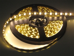 Super Warm White 5050 LED Flex Strips -12vdc, WP, 2700K Super Warm, Double Density, White, High Output - 5M Spool