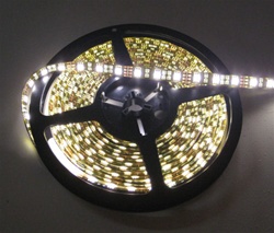 Warm White 3000K LED Flex Strips -12vdc, Waterproof, Double Density, Warm White, High Output - 5M Reel