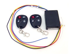 LED RF Remote Control Unit 2/Remote Control Keyfobs - 12vDC / 3 Amp