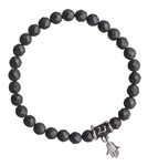 Matte Hematite Bracelet BE STRONG - zen jewelz