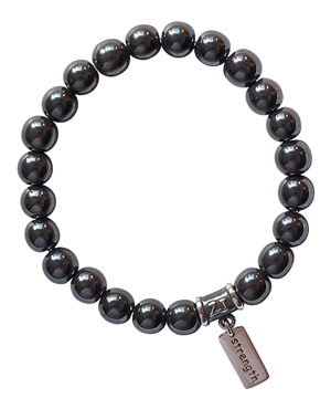 Hematite Bracelet STRENGTH - zen jewelz