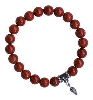 Red Poppy Jasper Bracelet INSPIRATION - zen jewelz